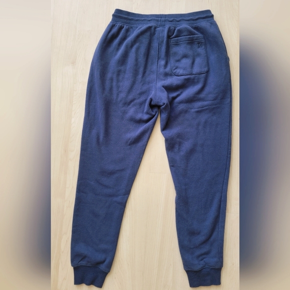 Men's HURLEY Navy Blue Elastic Drawstring Waist Gym Sweatpants Joggers Medium - Picture 6 of 6